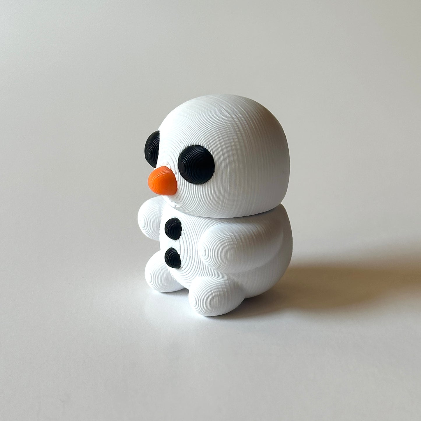 Baby Snowman - 3D Printed Articulating Figure