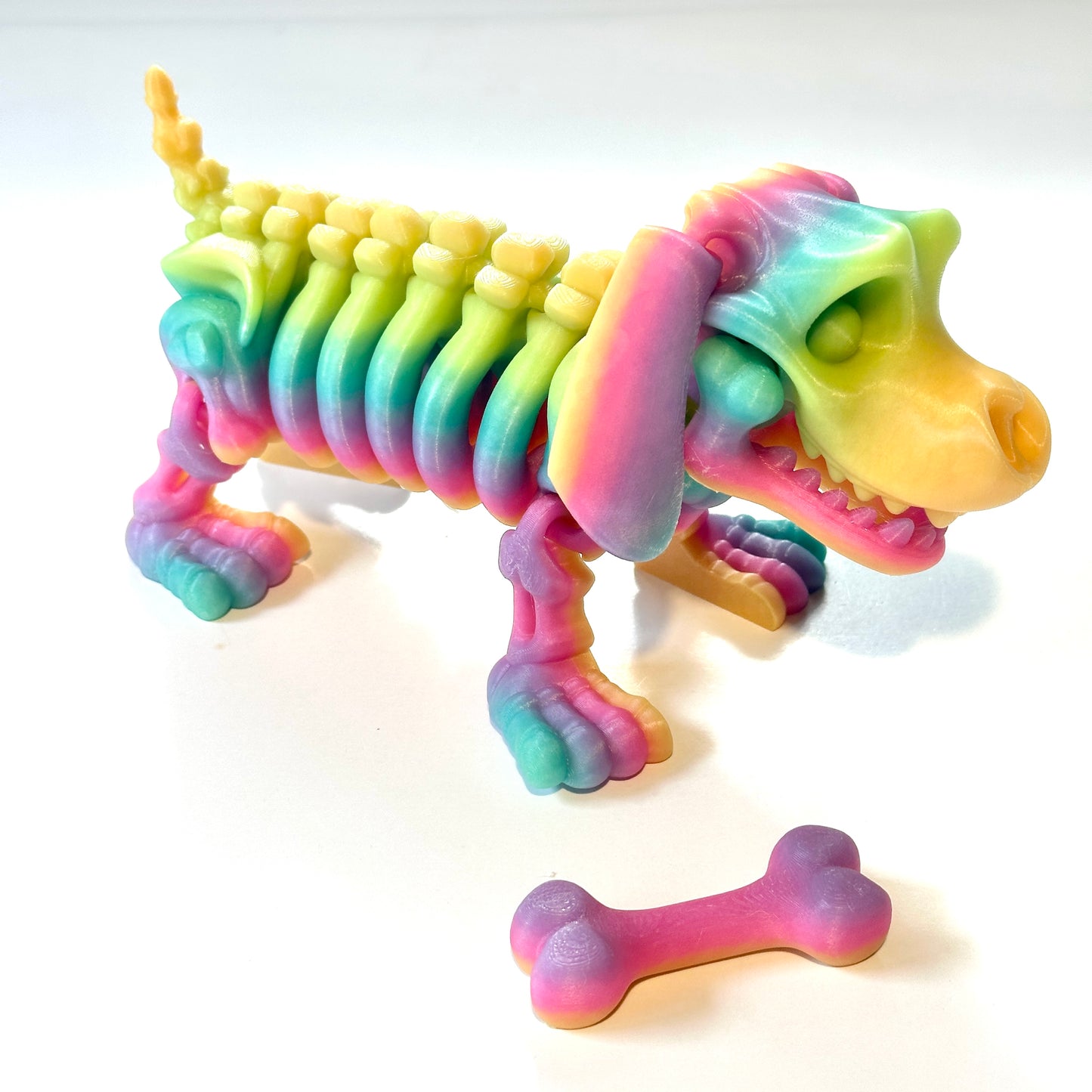 Flexi Skeli Dachshund - 3D Printed Articulating Figure