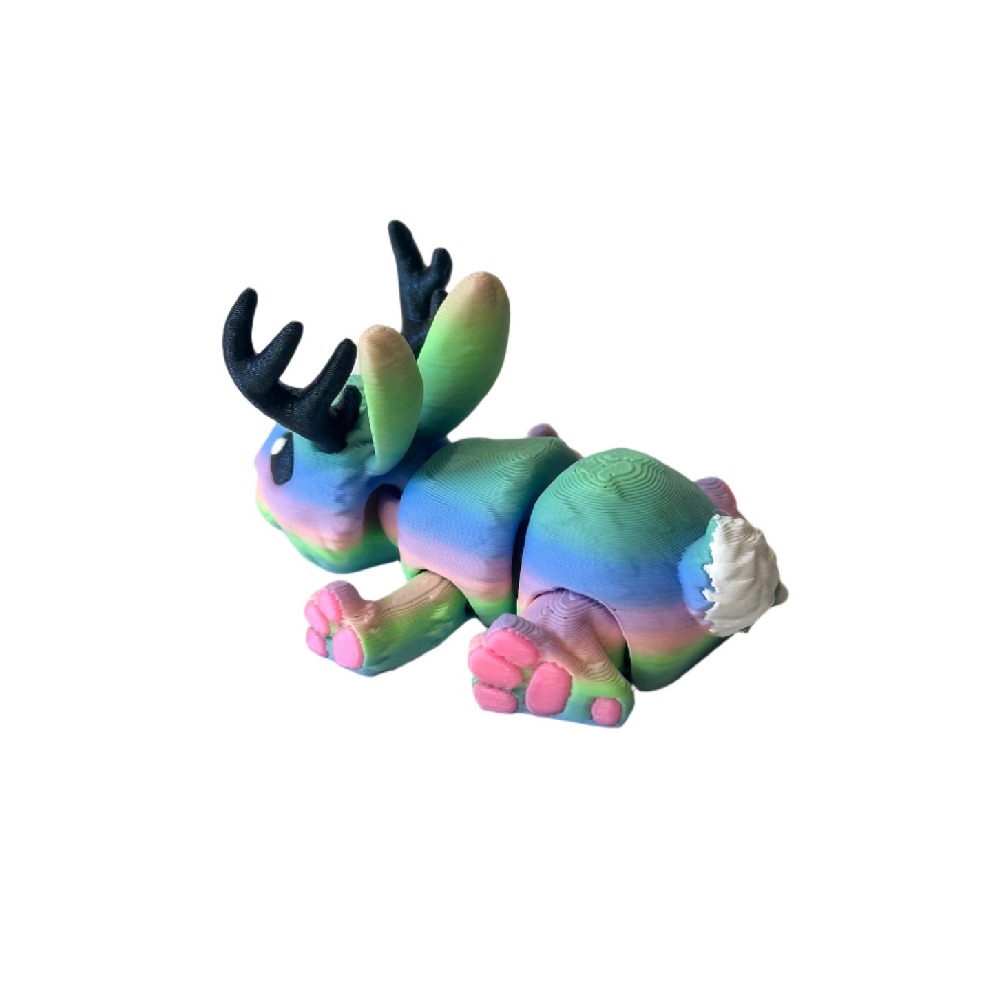 Mini Jackalope - 3D Printed Articulating Figure