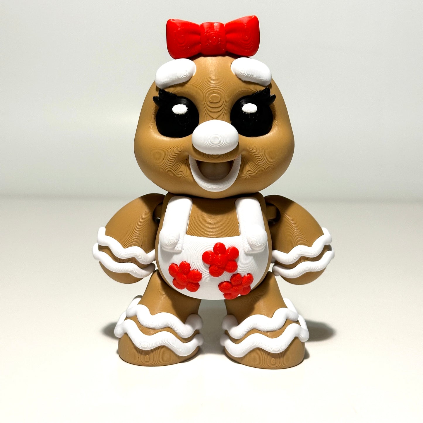 Mrs. Gingerbread - 3D Printed Articulating Figure