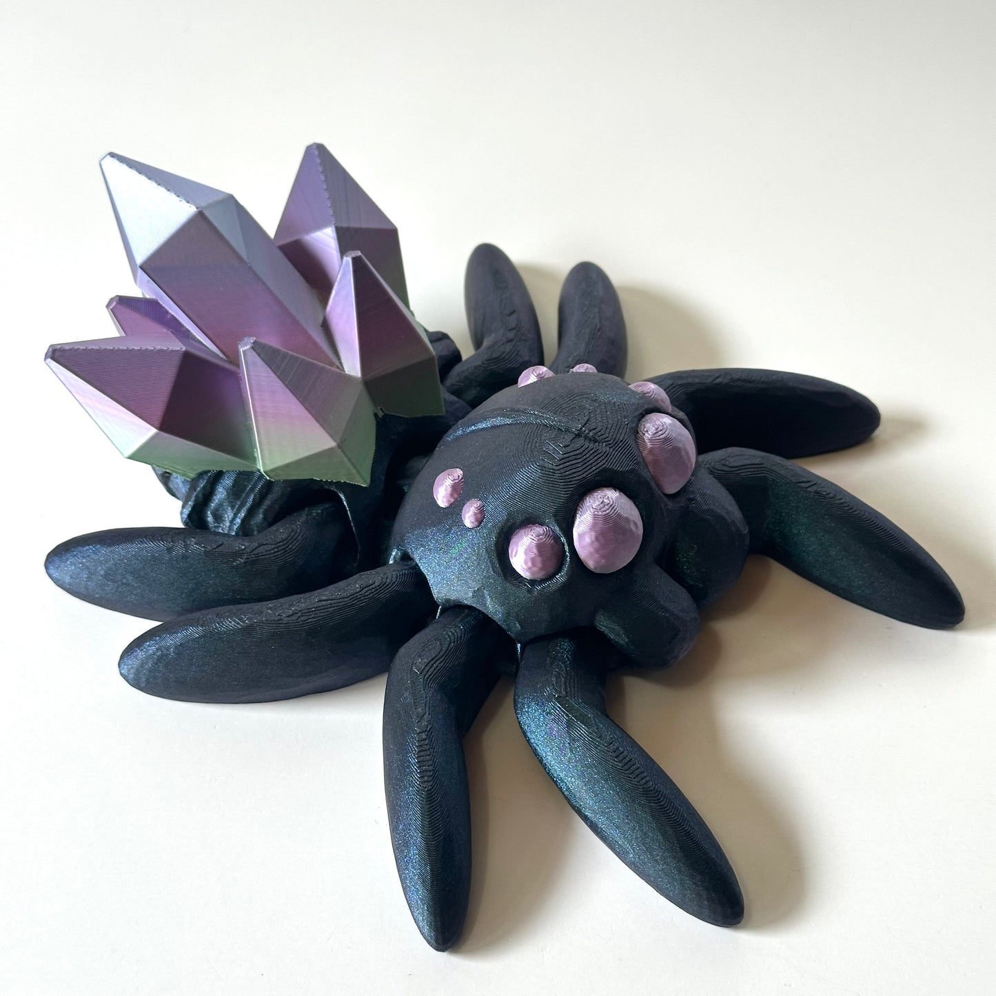 Giant Crystal Spider - 3D Printed Articulating Figure