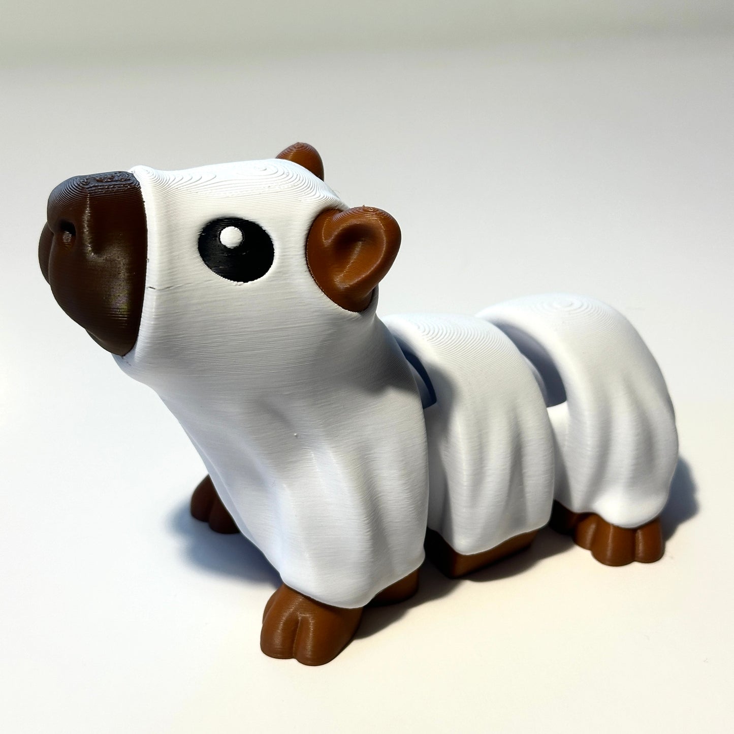 Ghost Capybara - 3D Printed Articulating Figure