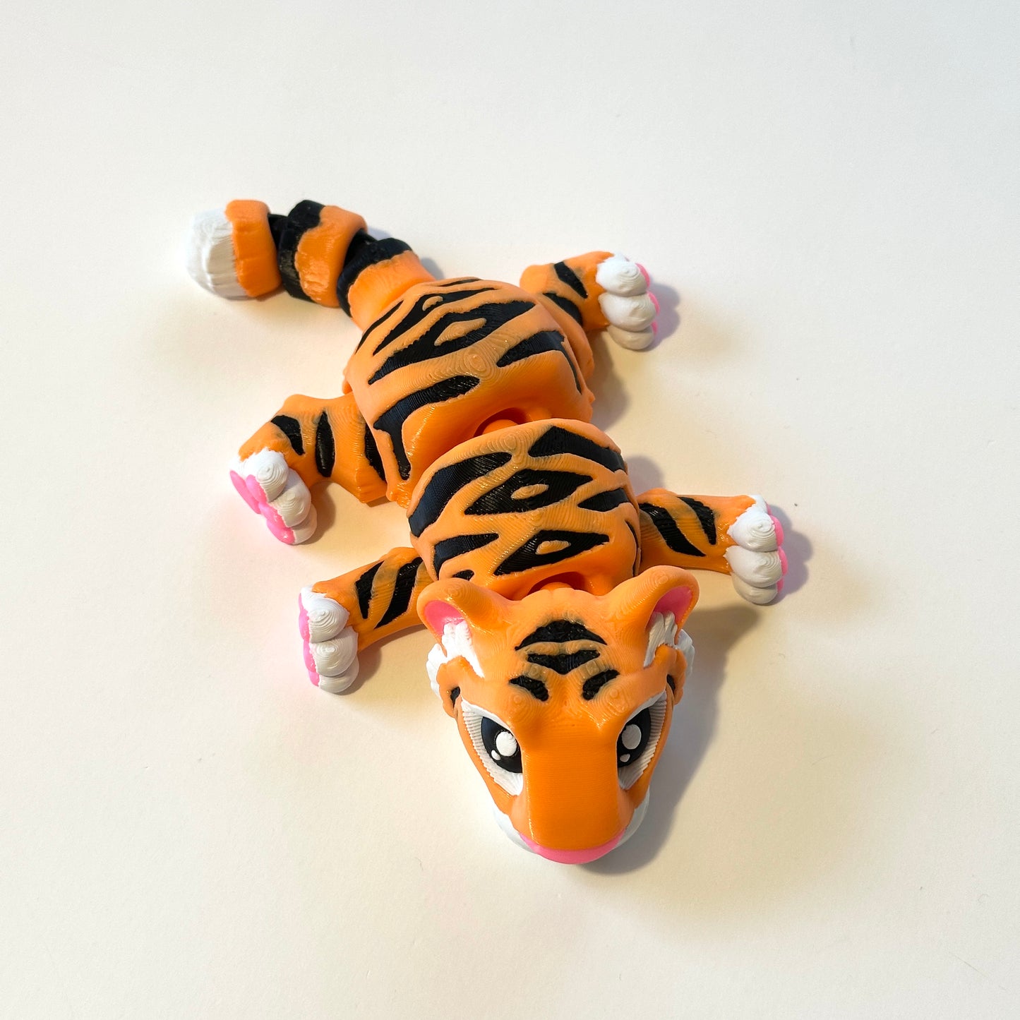 Large Mini Tiger - 3D Printed Articulating Figure