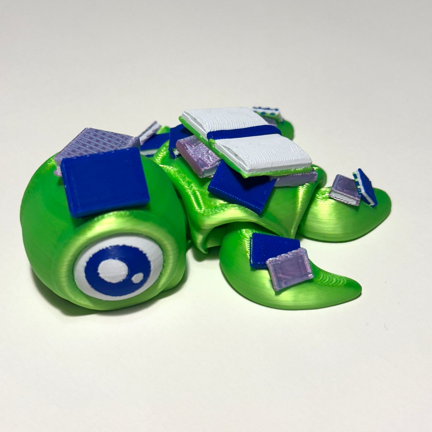 Medium Book Turtle - 3D Printed Articulating Figure