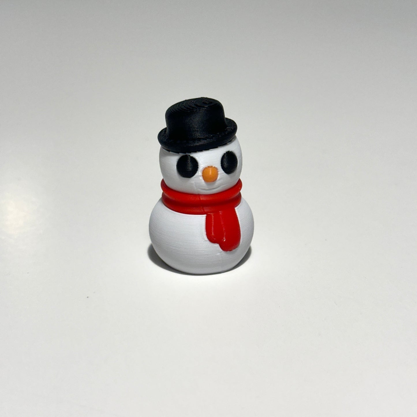 Tiny Christmas Snowman - 3D Printed Articulating Figure