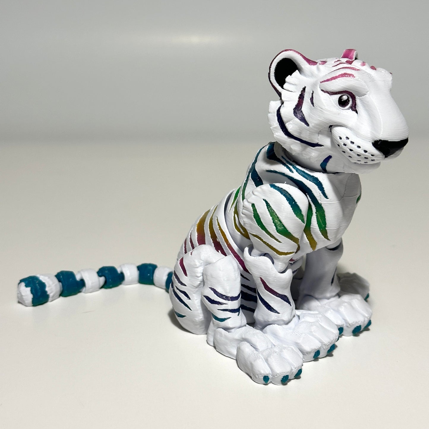 Tiger - 3D Printed Articulating Figurine