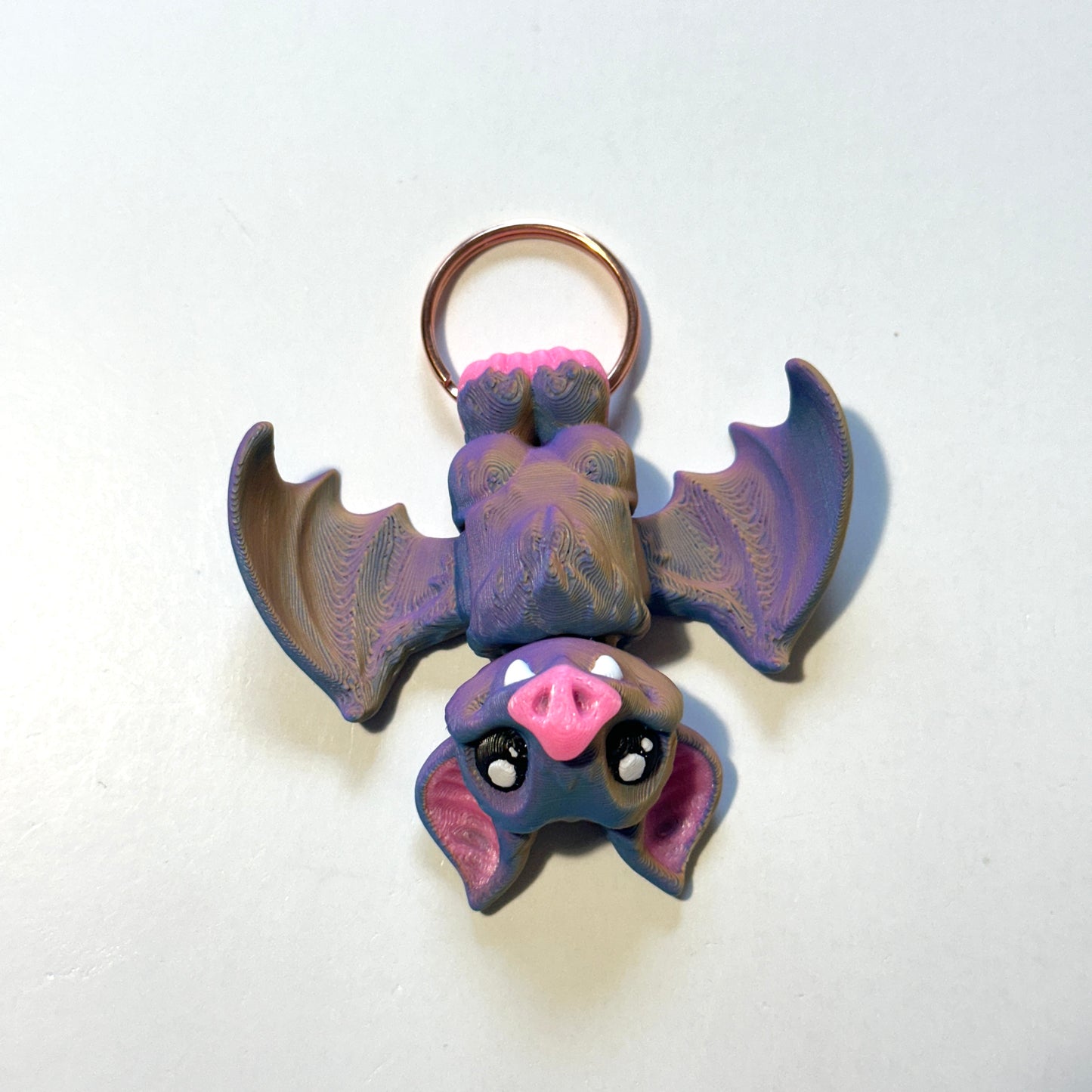 Mini Batty Keychain - 3D Printed Articulating Figure