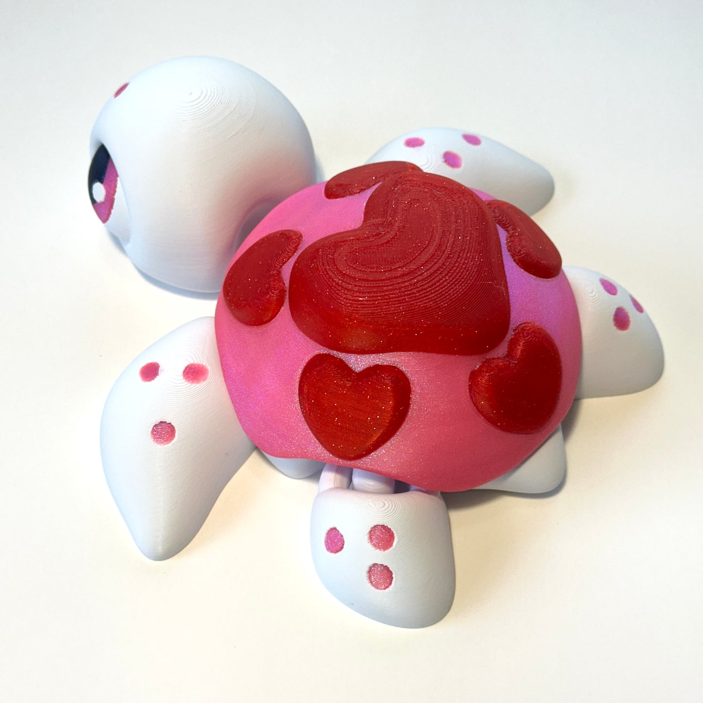 Giant Love Turtle - 3D Printed Articulating Figure