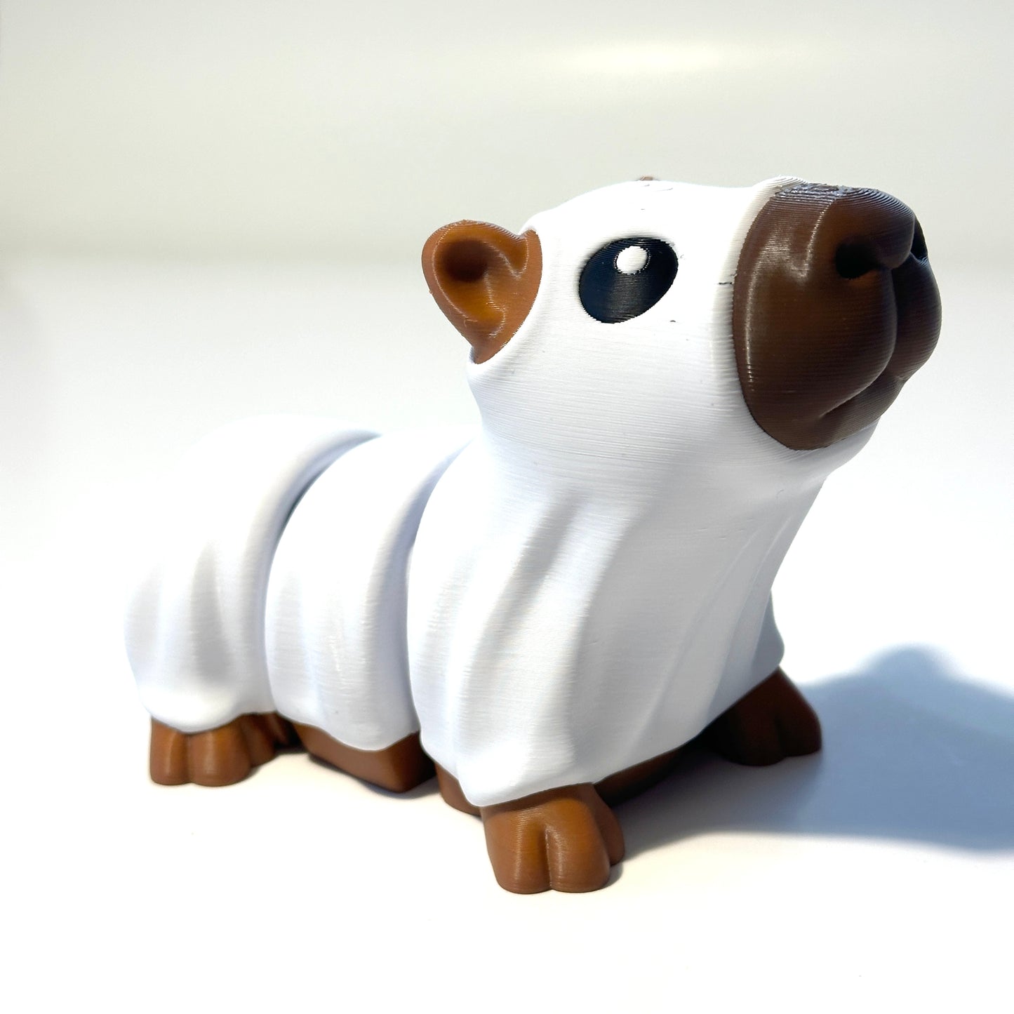 Giant Ghost Capybara - 3D Printed Articulating Figure