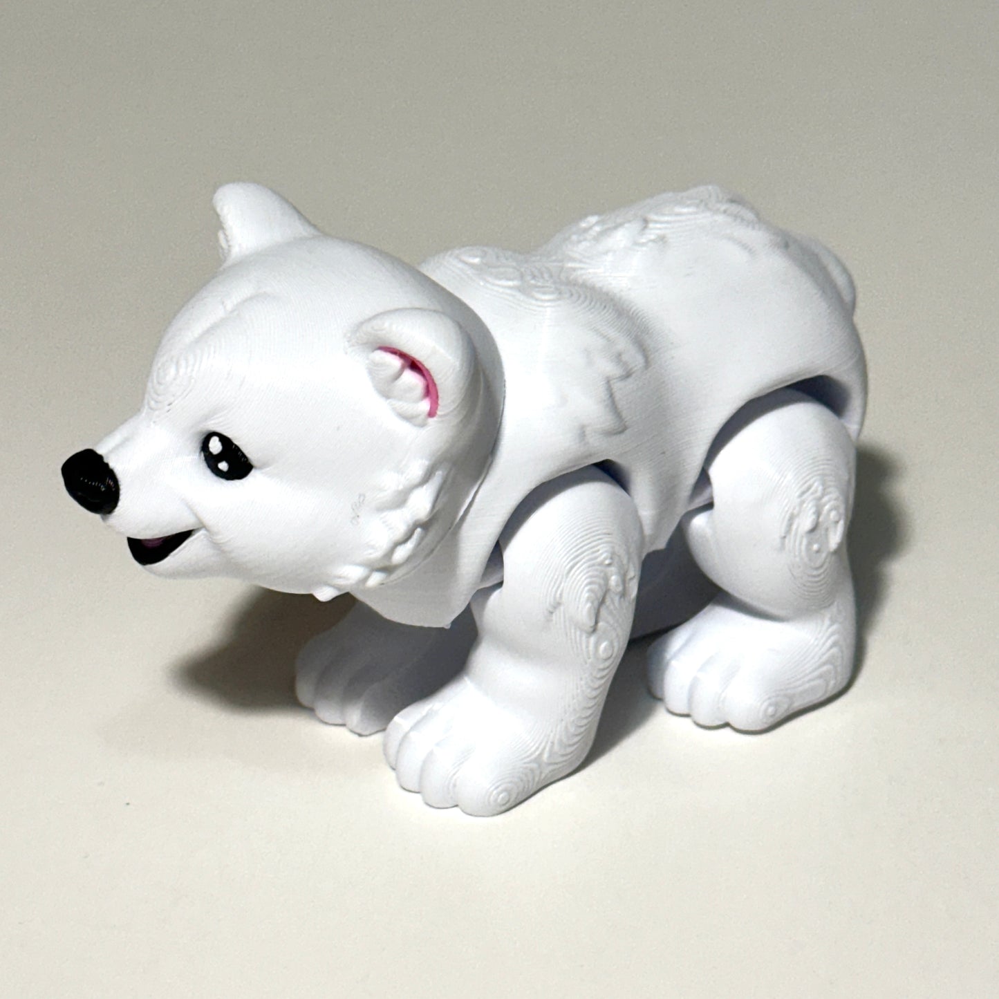 Small Polar Bear - 3D Printed Articulating FIgure