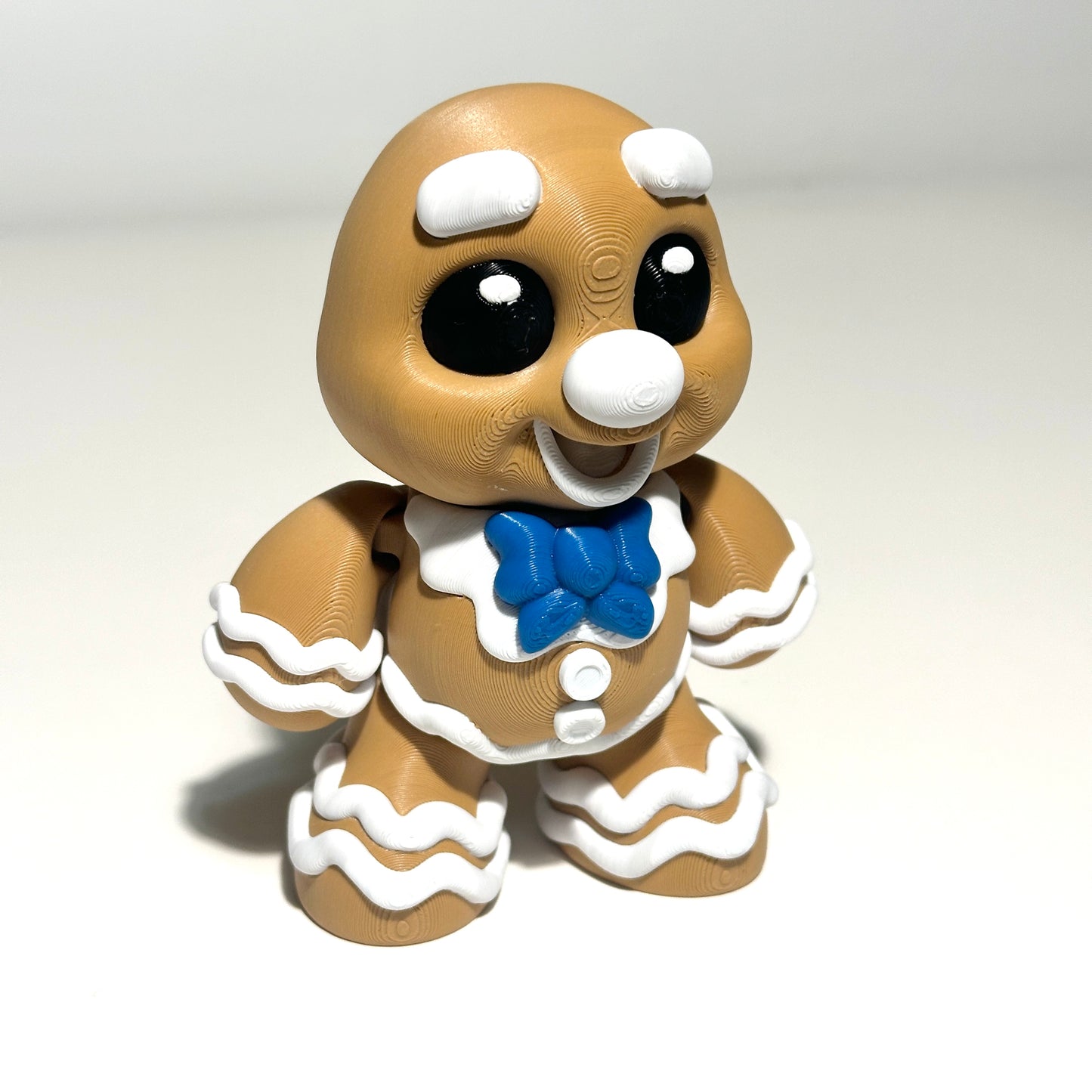 Mr. Gingerbread - 3D Printed Articulating Figure