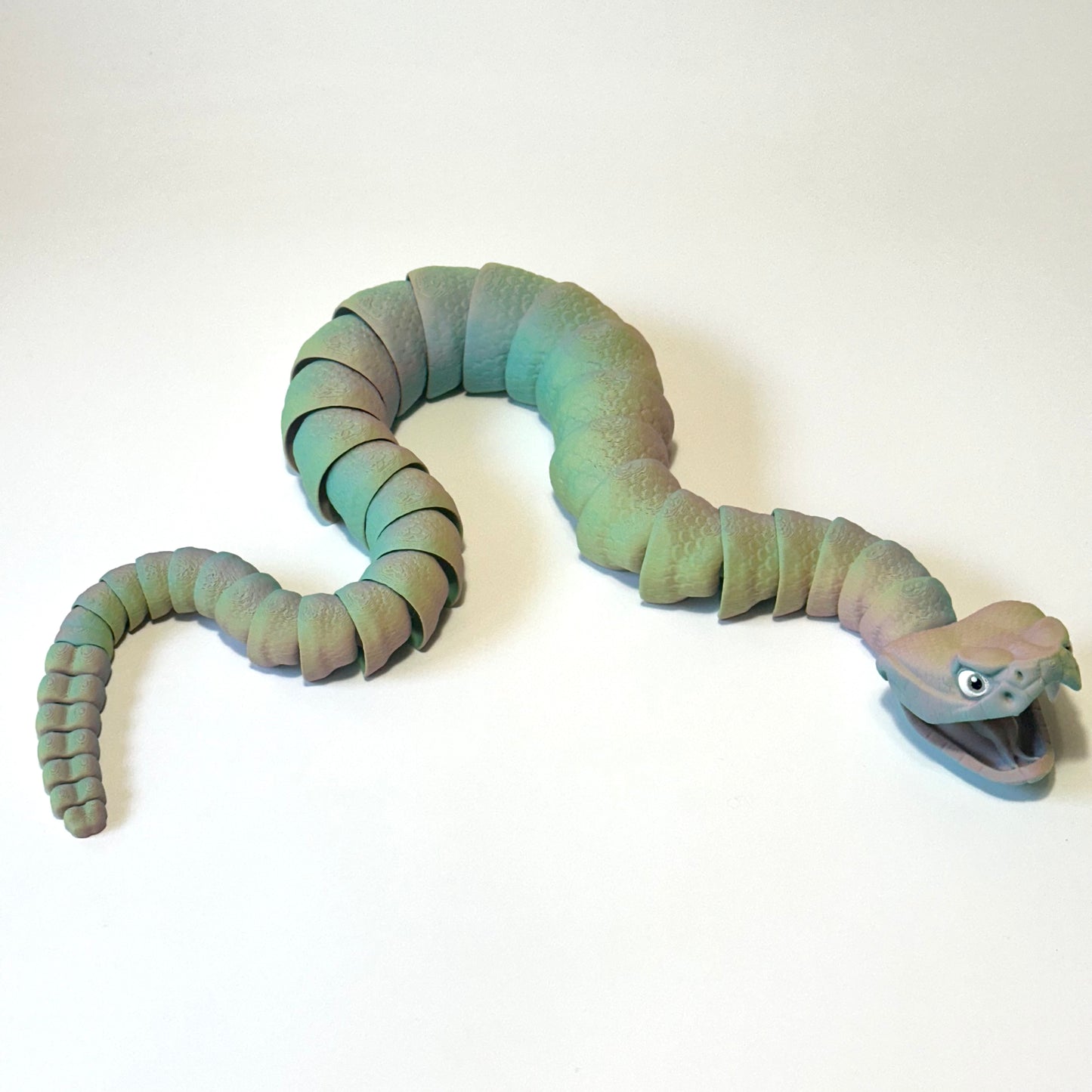 3D Printed Rattlesnake - Articulating Figure