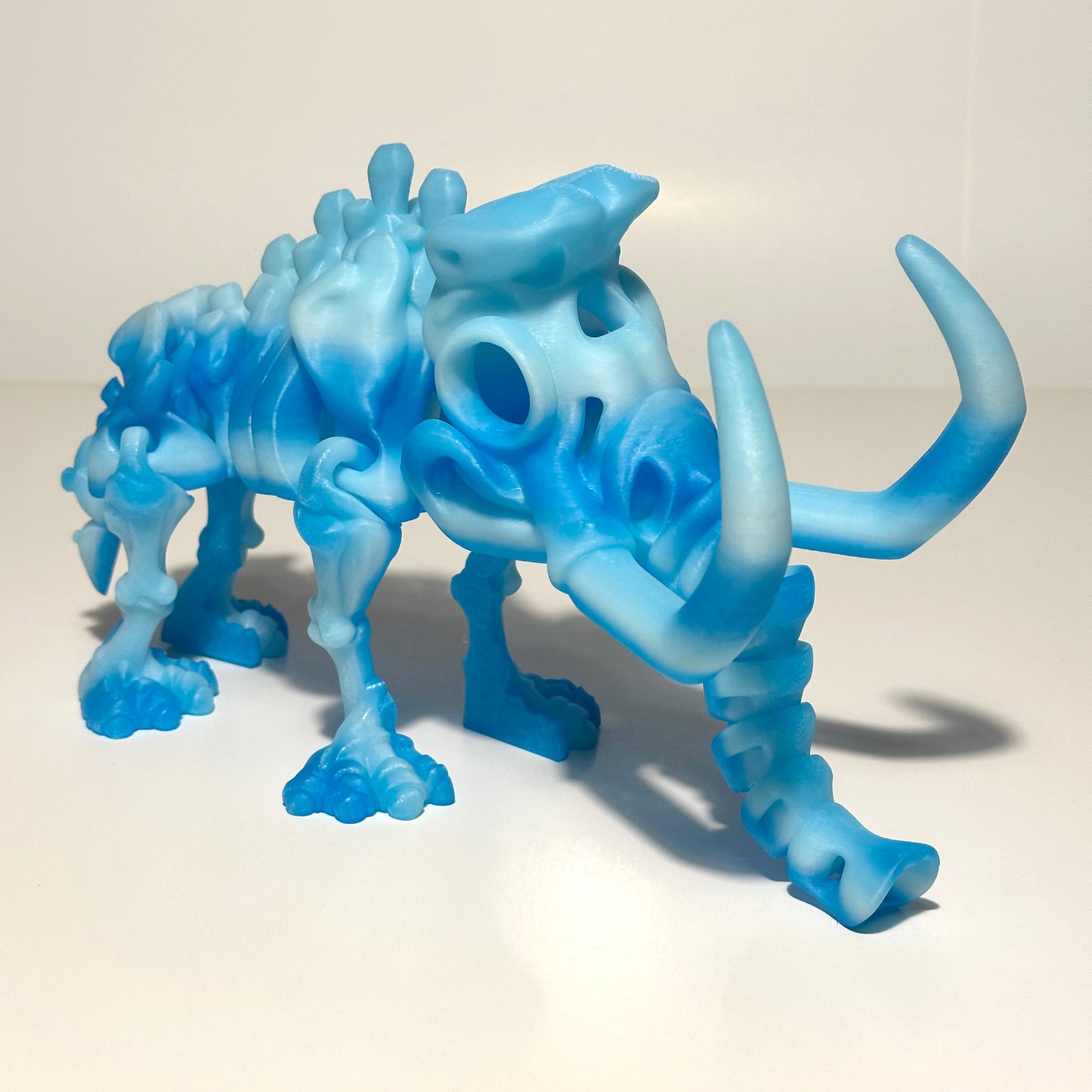 Giant Flexi Skeleton Mammoth - 3D Printed Articulating Figure