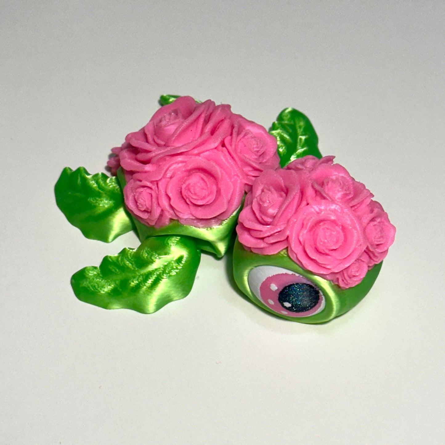 Rose Turtle - 3D Printed Articulating Figure