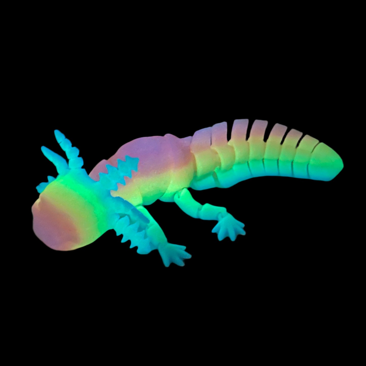 Axolotl - Fully Articulating 3D Printed Figurine