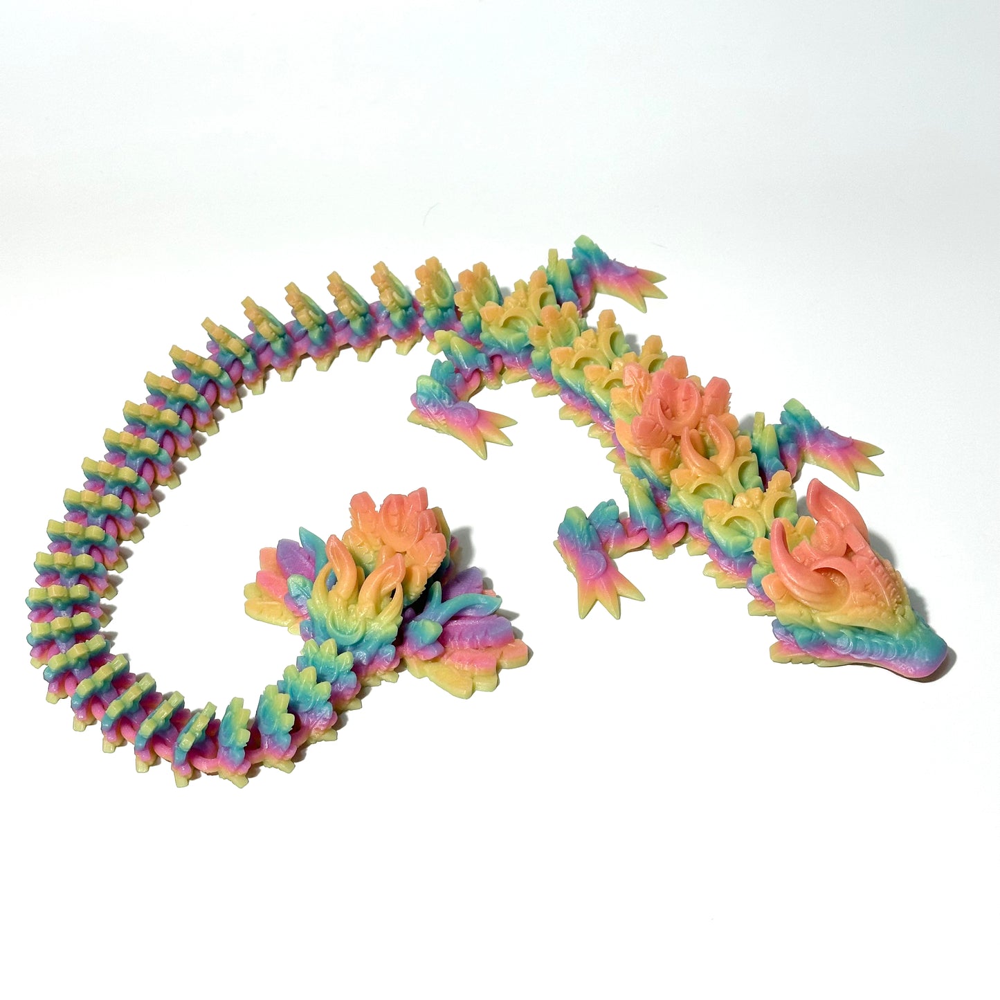 Large Lunar Dragon - 3D Printed Articulating