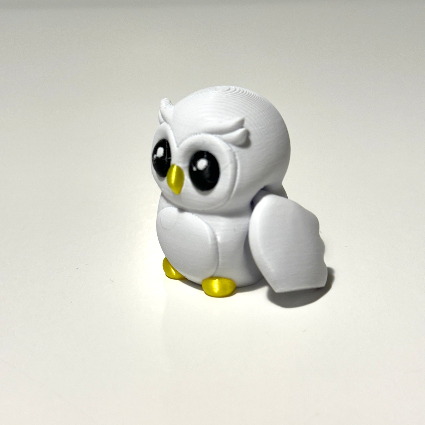 Baby Snow Owl - 3D Printed Articulated Figure