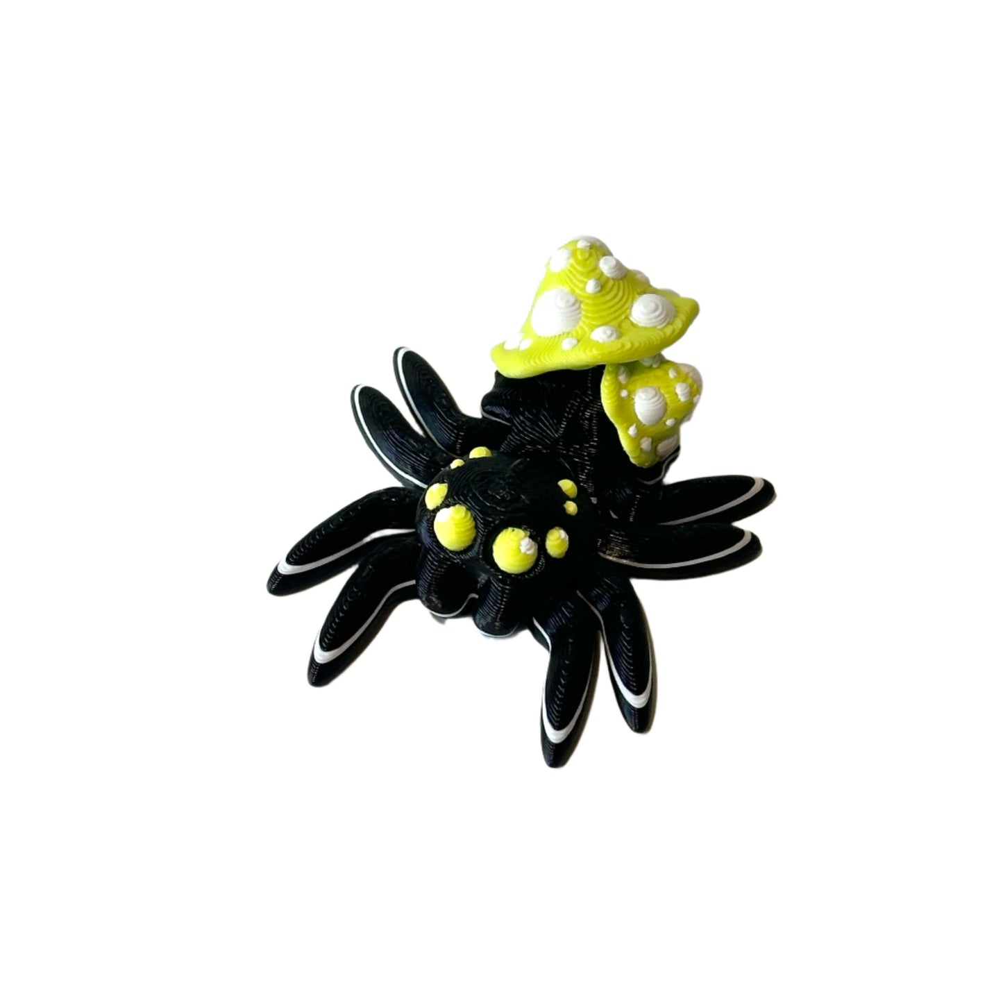 Tiny Mushroom Spider - 3D Printed Articulating Figure