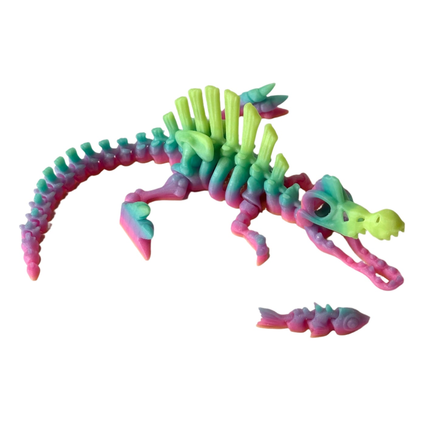 Flexi Skeleton Spinosaurus - 3D Printed Articulating Figure