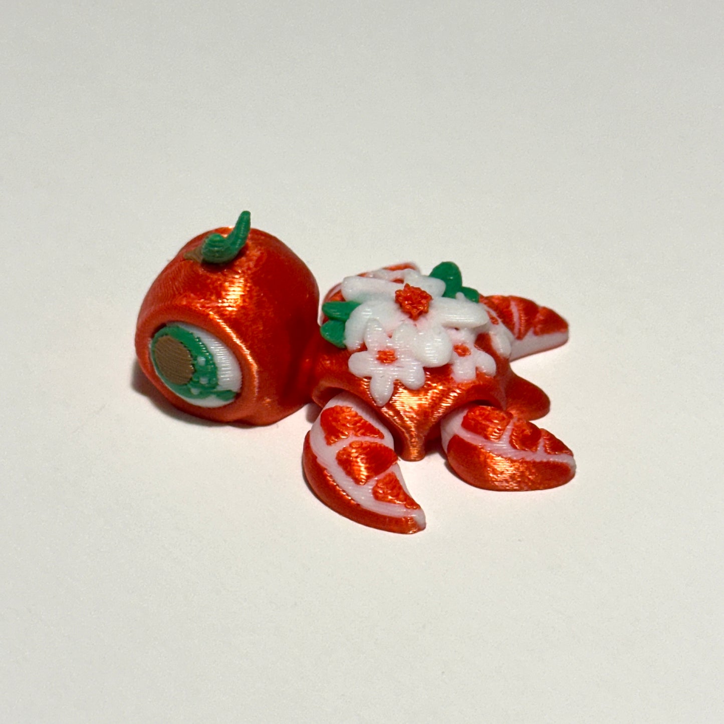 Mini Fruit Blossom Turtle - 3D Printed Articulating Figure