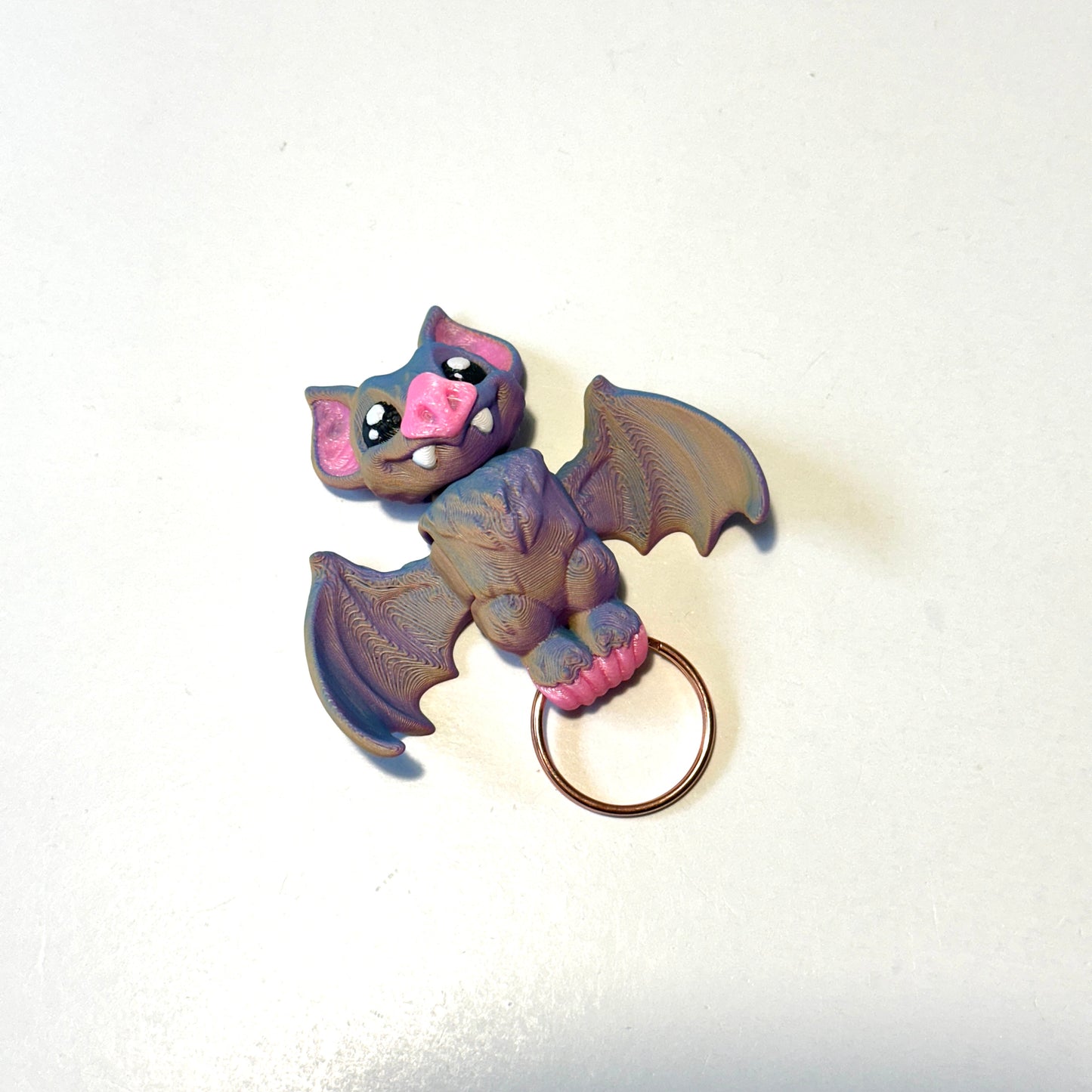 Mini Batty Keychain - 3D Printed Articulating Figure