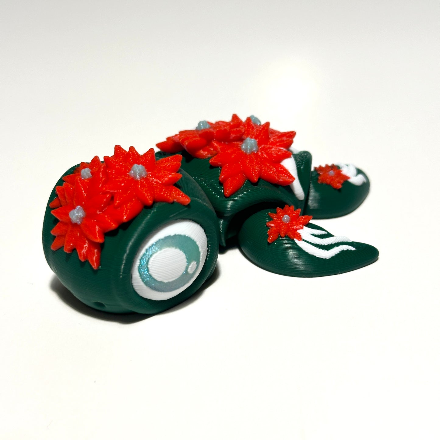 Poinsettia Turtle - 3D Printer Articulating Figure