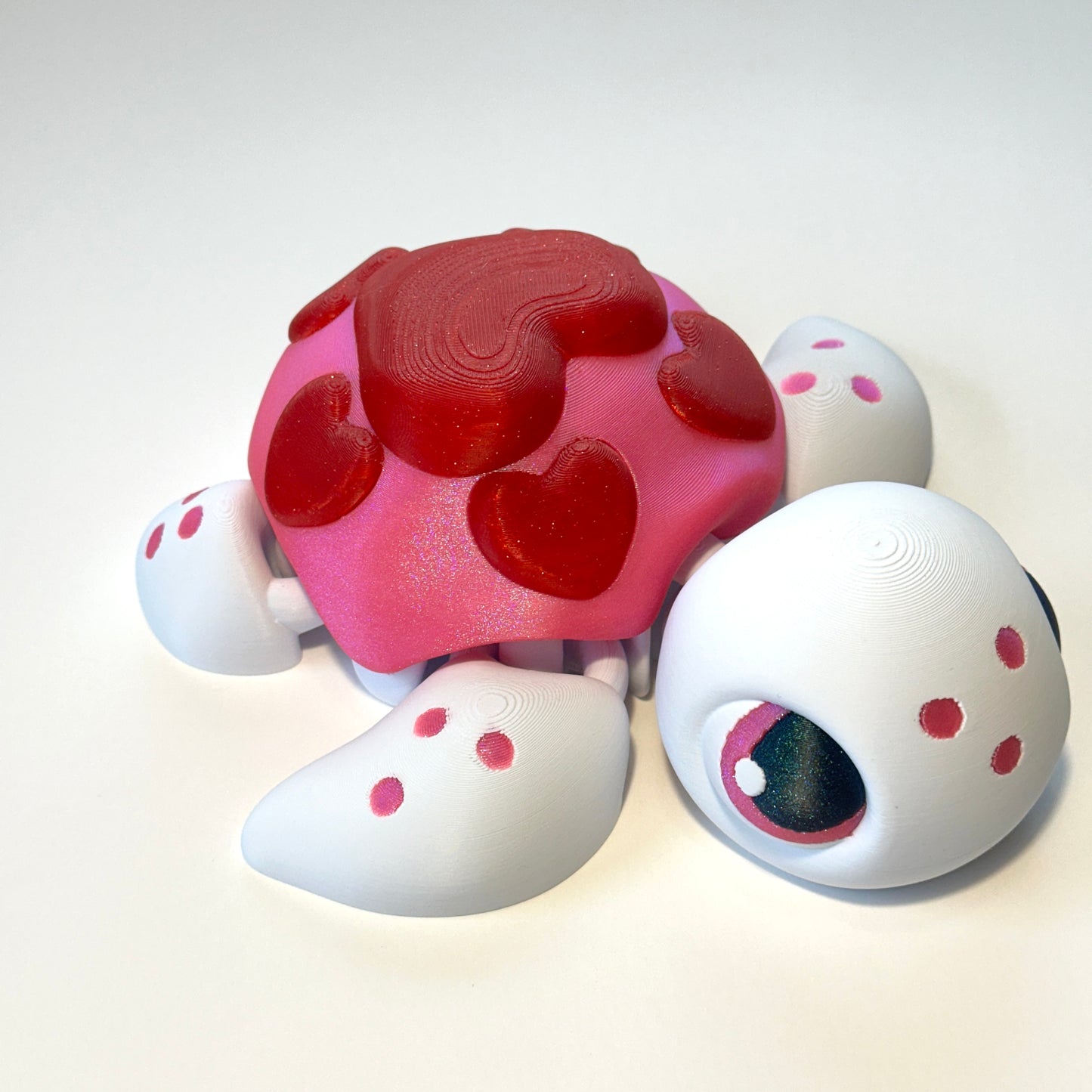 Giant Love Turtle - 3D Printed Articulating Figure