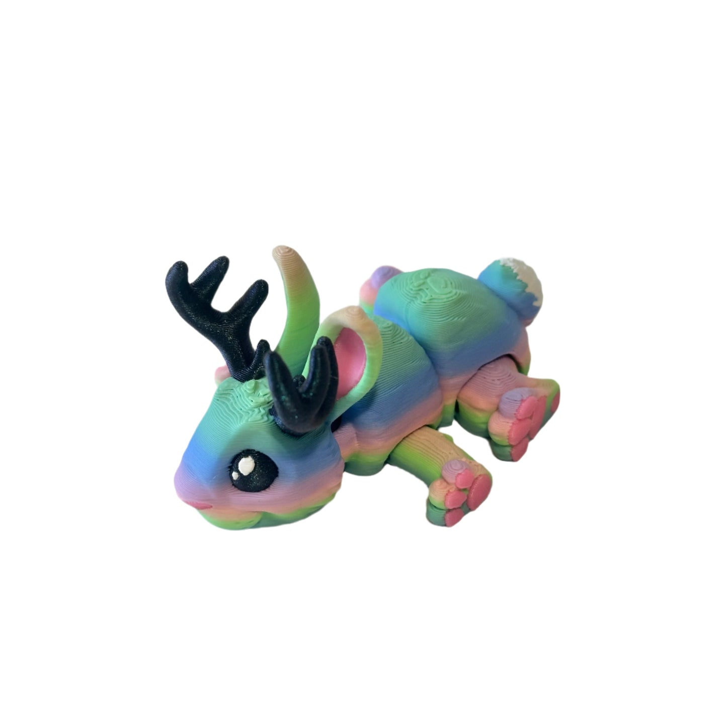 Mini Jackalope - 3D Printed Articulating Figure