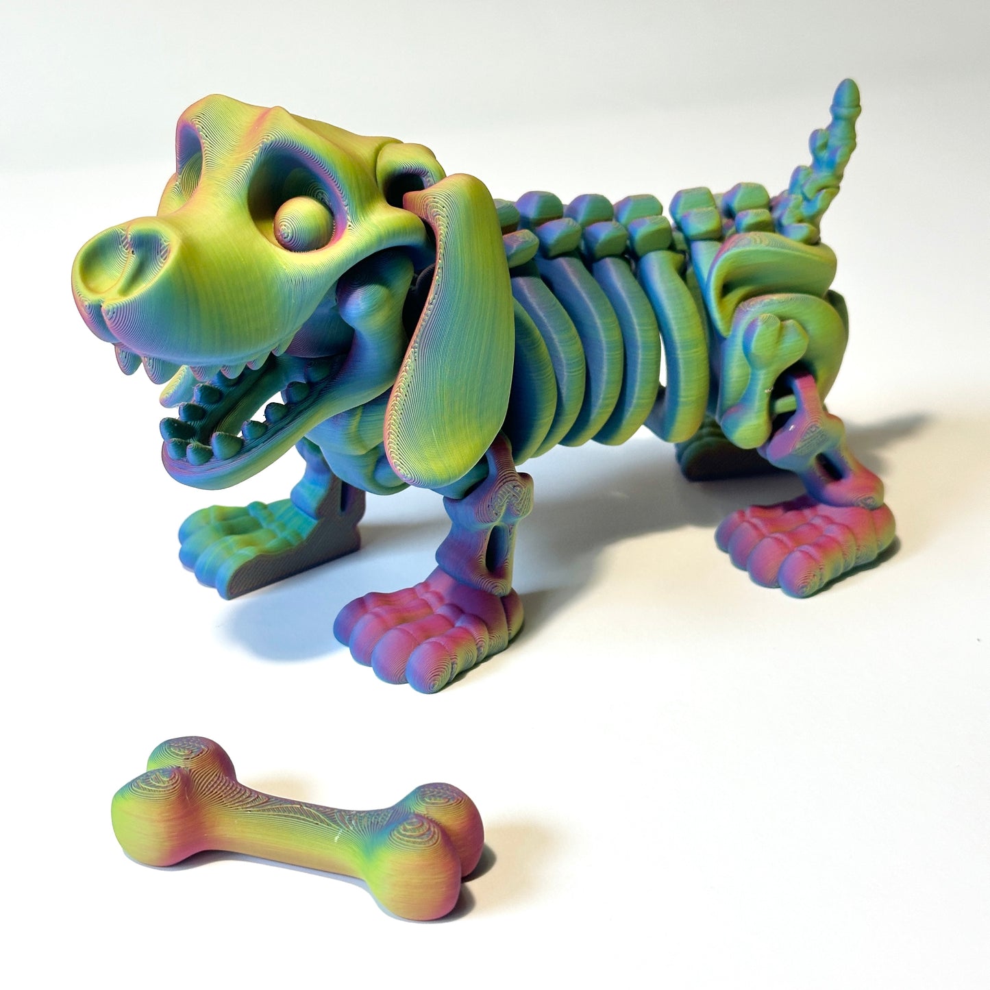 Flexi Skeli Dachshund - 3D Printed Articulating Figure