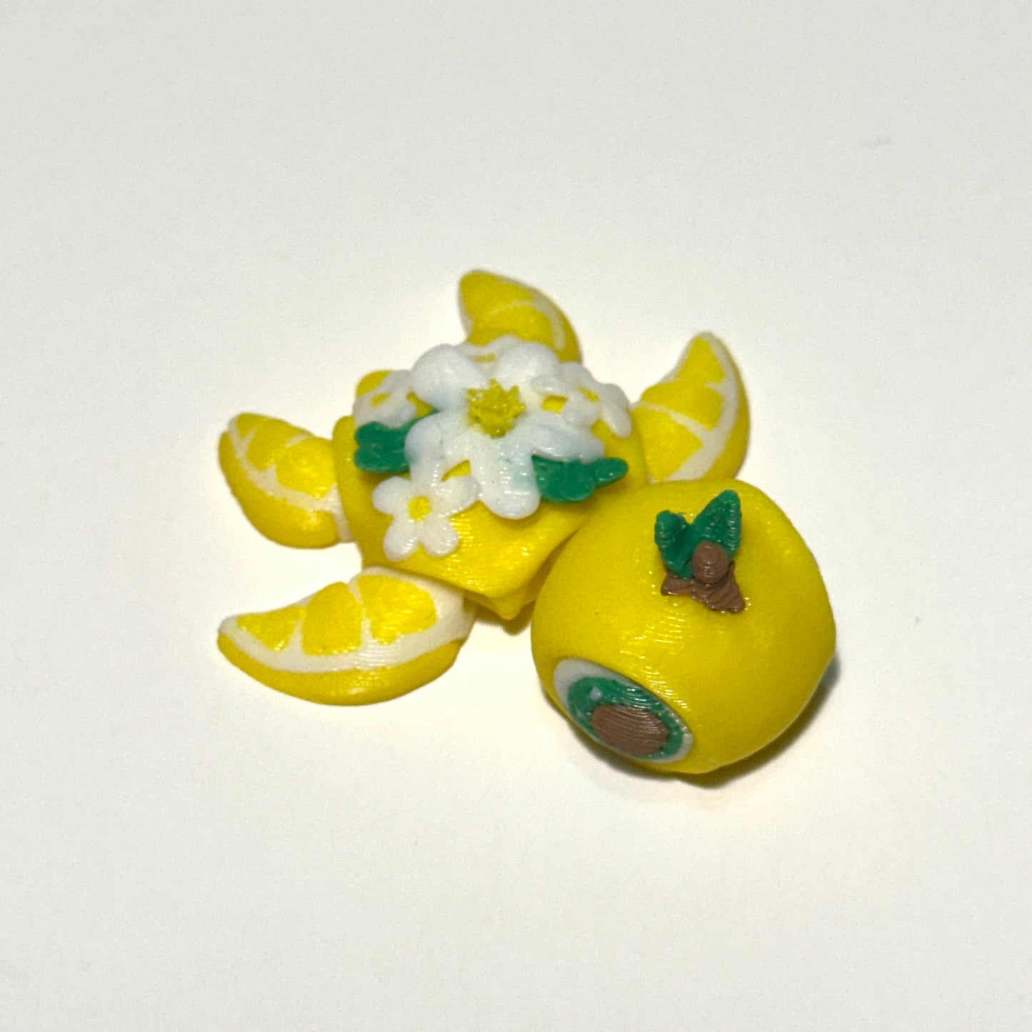 Mini Fruit Blossom Turtle - 3D Printed Articulating Figure