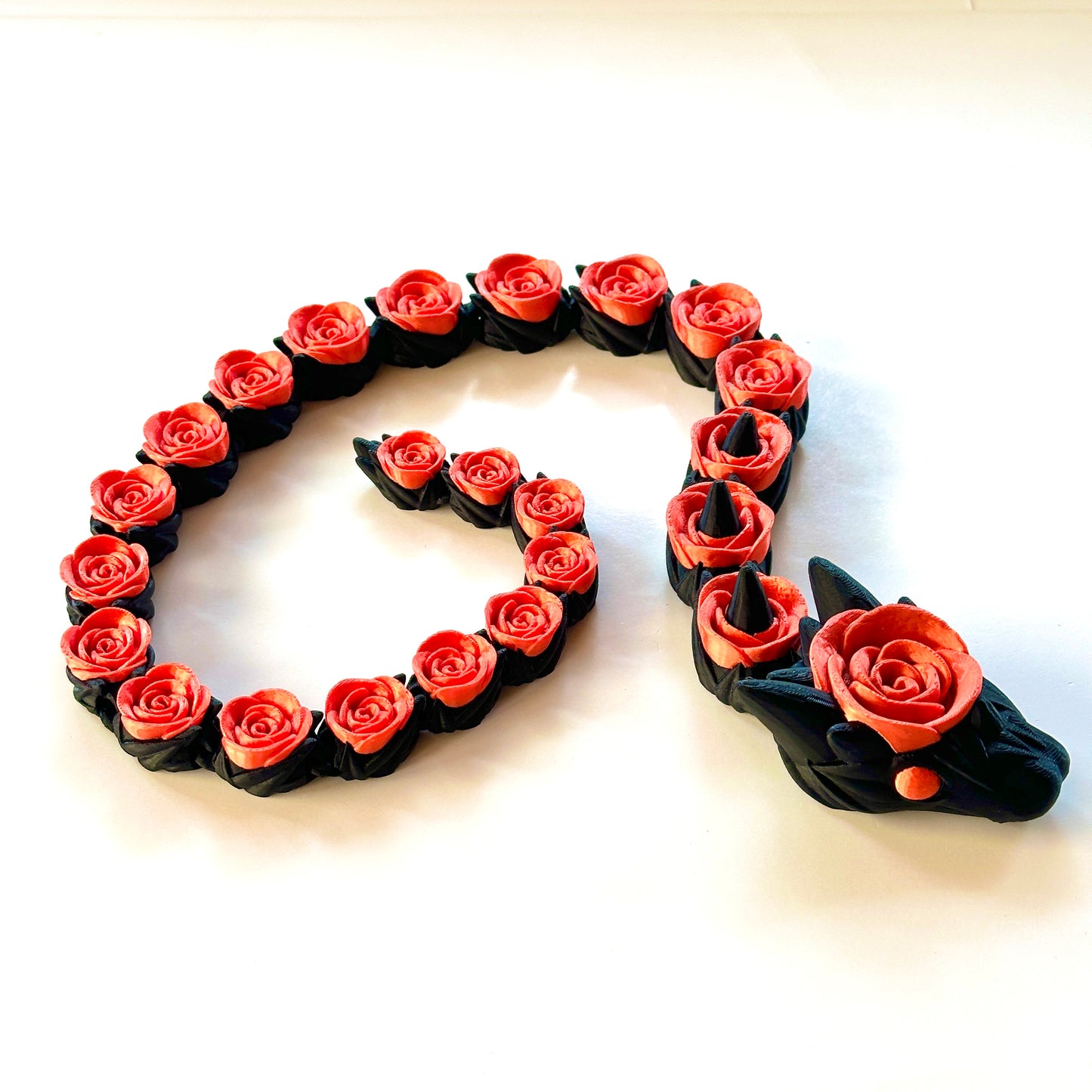 Large Rose Snake - 3D Printed Figurine