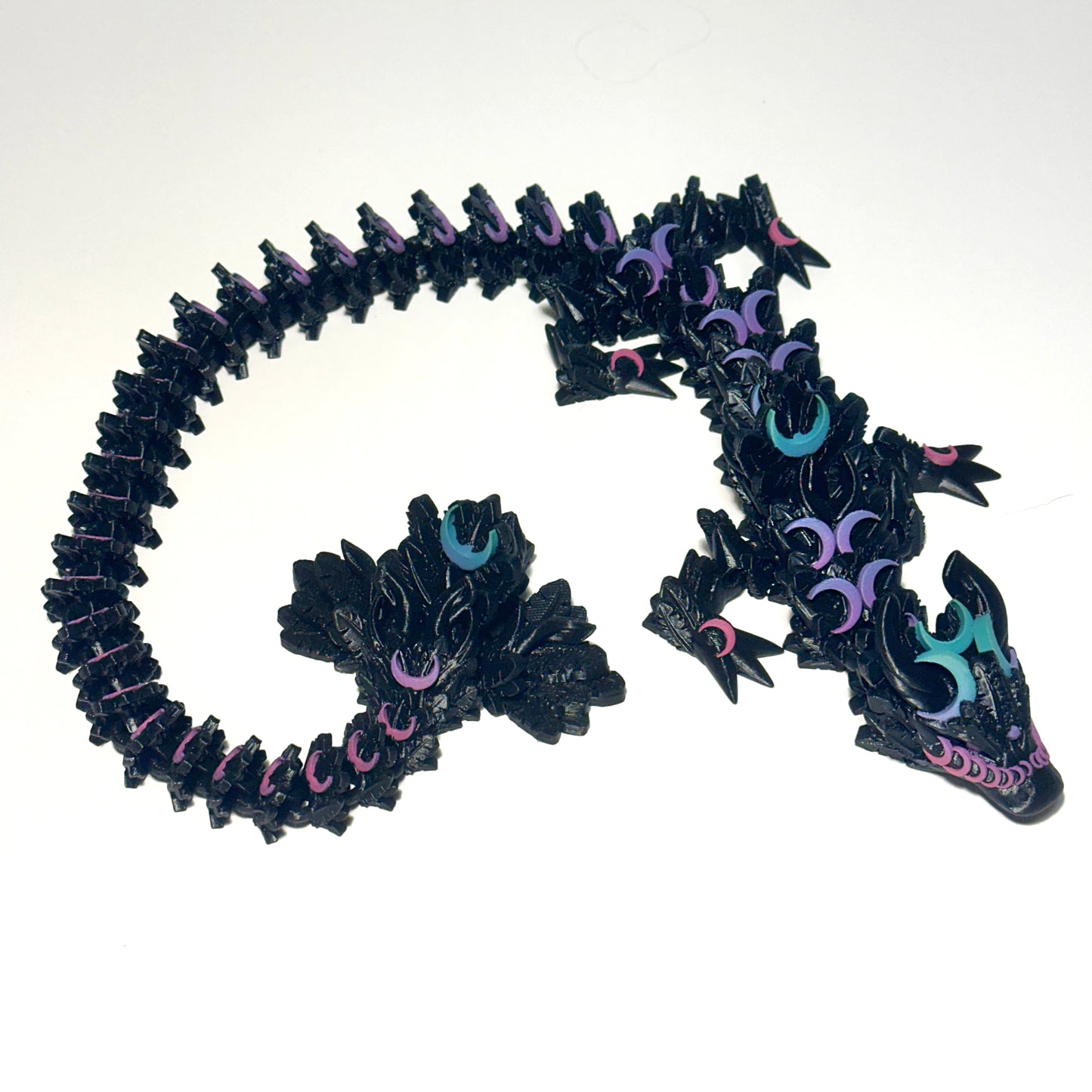 Large Lunar Dragon - 3D Printed Articulating