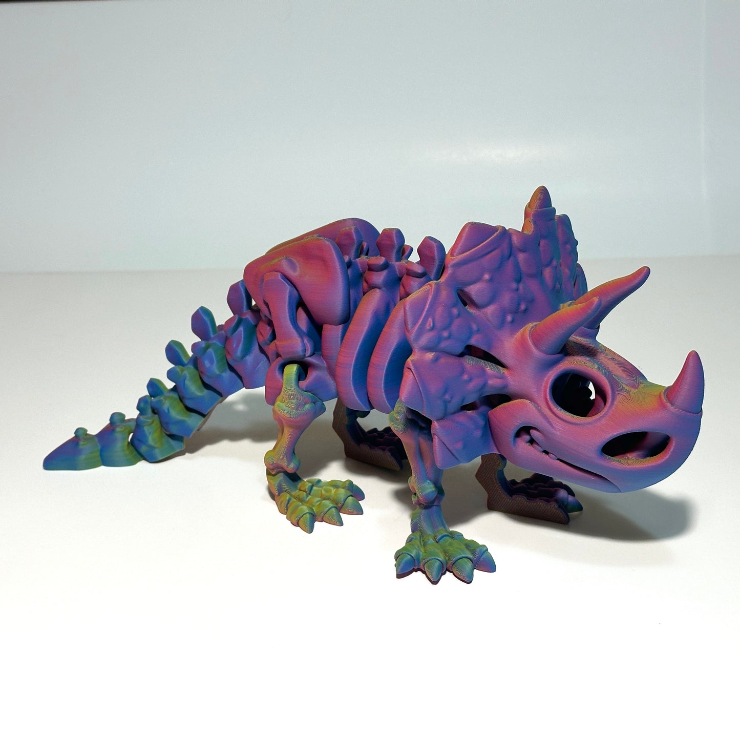 Giant Flexi Triceratops - 3D Printed Articulating Figure