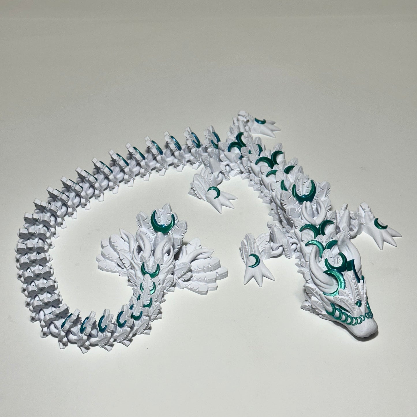 Large Lunar Dragon - 3D Printed Articulating