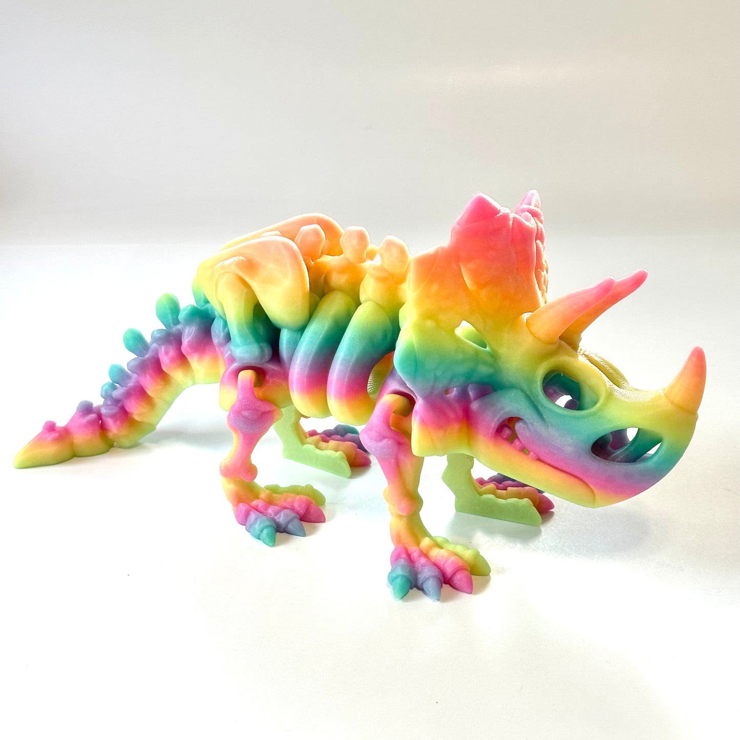 Giant Flexi Triceratops - 3D Printed Articulating Figure