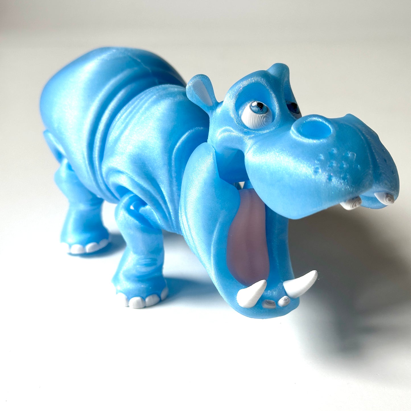 Flexi Hippo - 3D Printed Articulating Figure