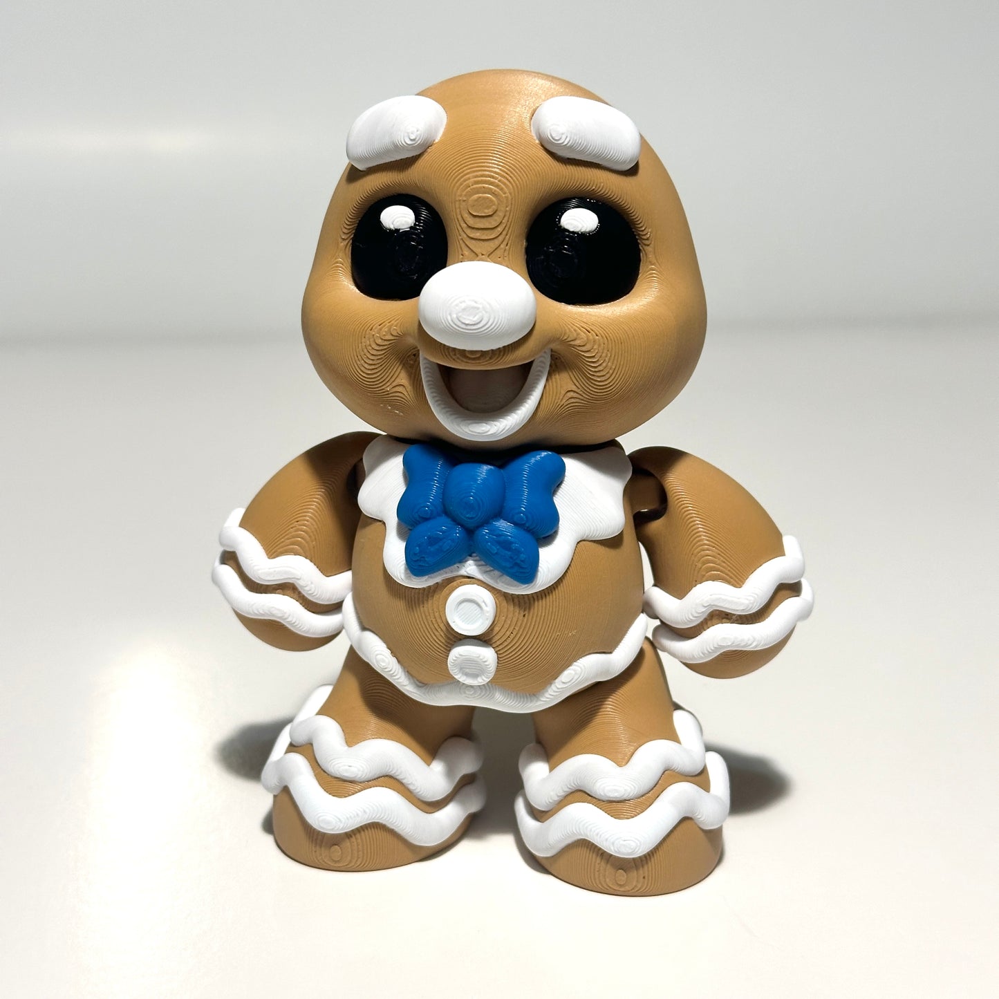 Mr. Gingerbread - 3D Printed Articulating Figure