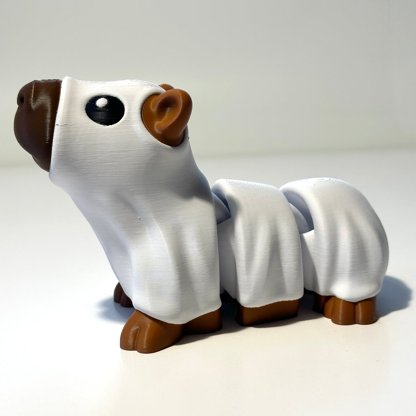 Giant Ghost Capybara - 3D Printed Articulating Figure