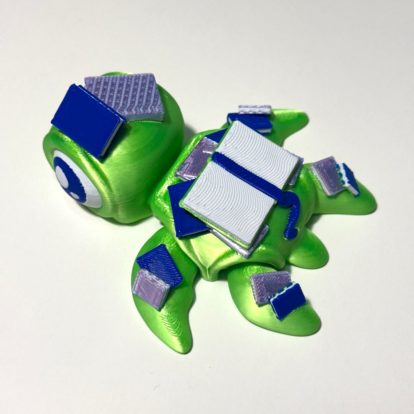 Medium Book Turtle - 3D Printed Articulating Figure