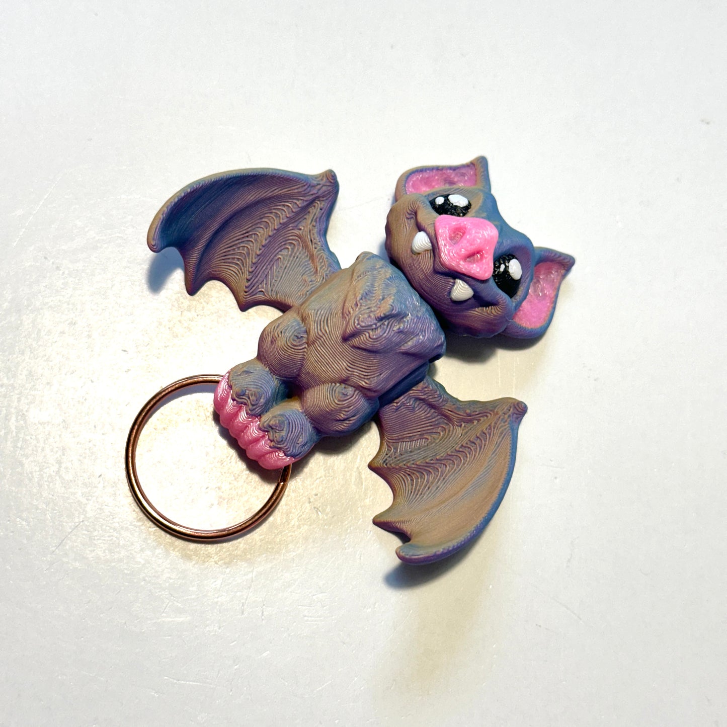 Mini Batty Keychain - 3D Printed Articulating Figure