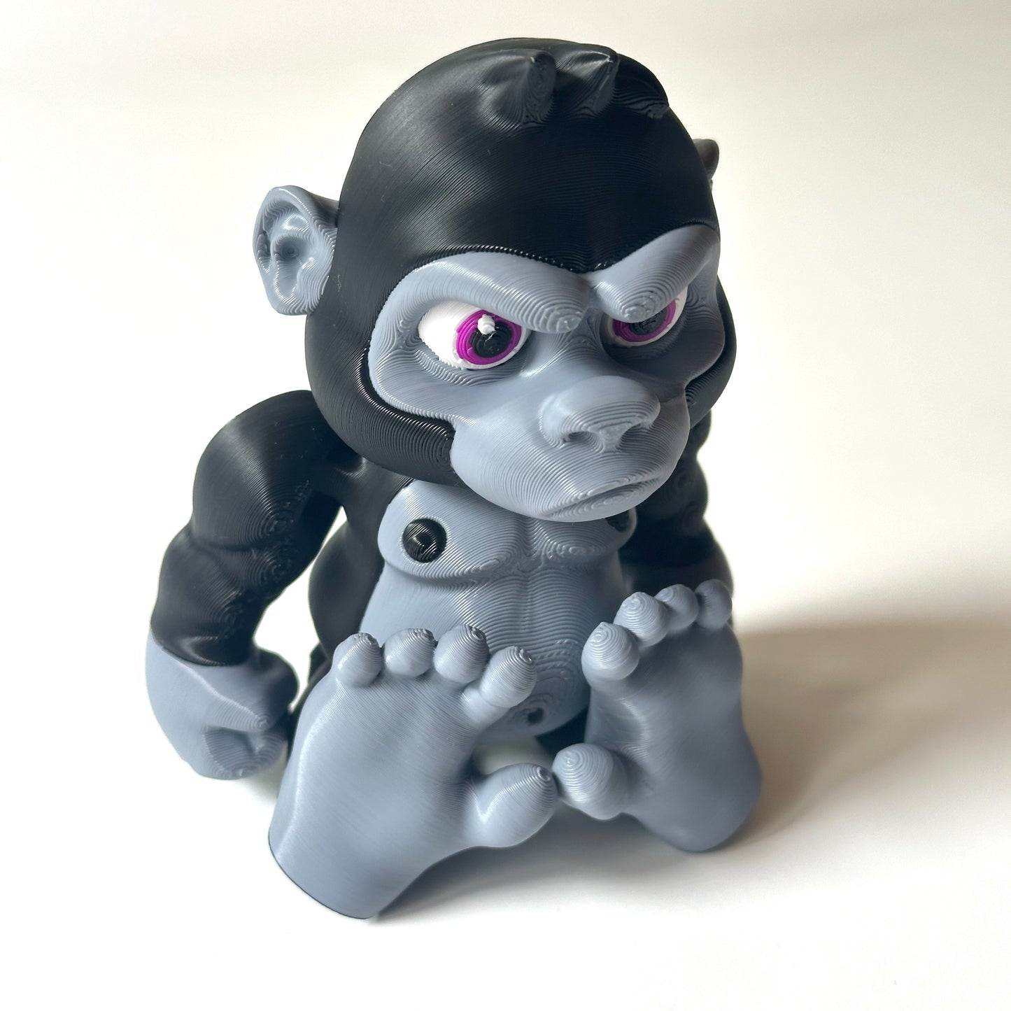 Flexy Gorilla - 3D Printed Articulating Figure