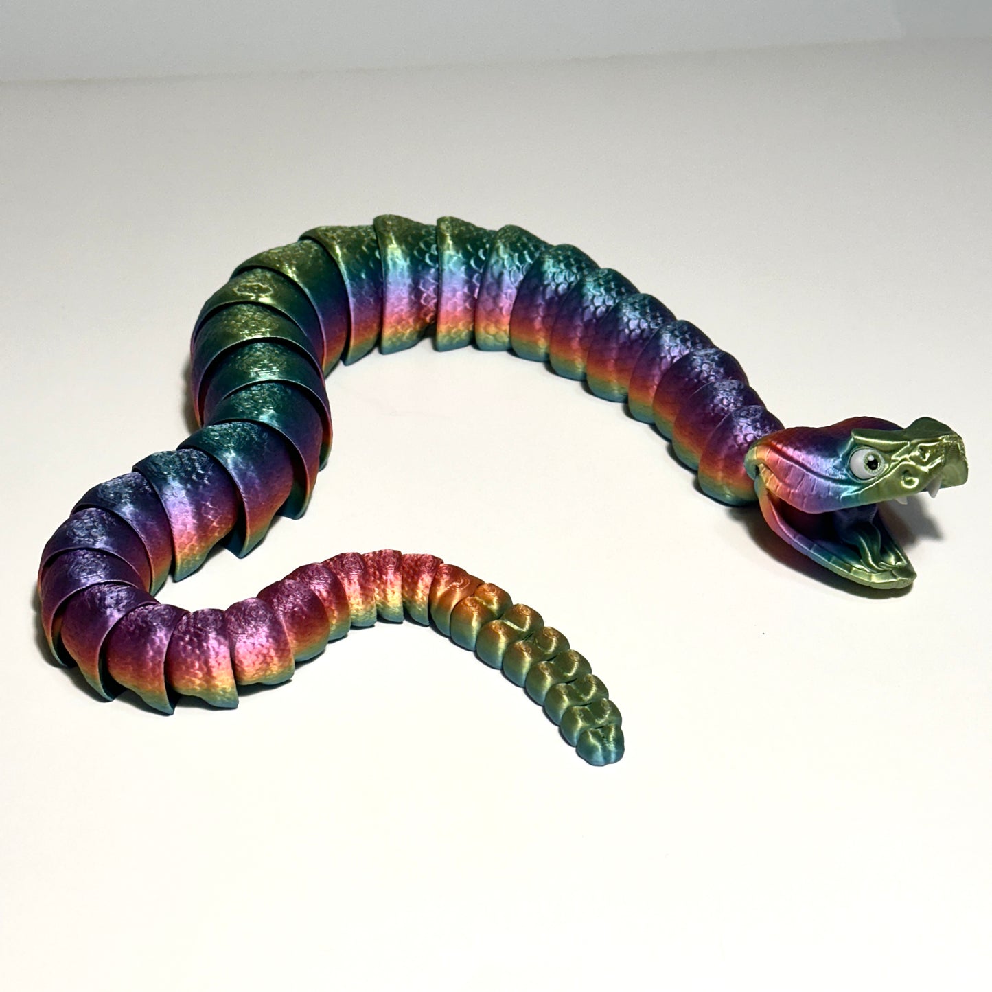 3D Printed Rattlesnake - Articulating Figure