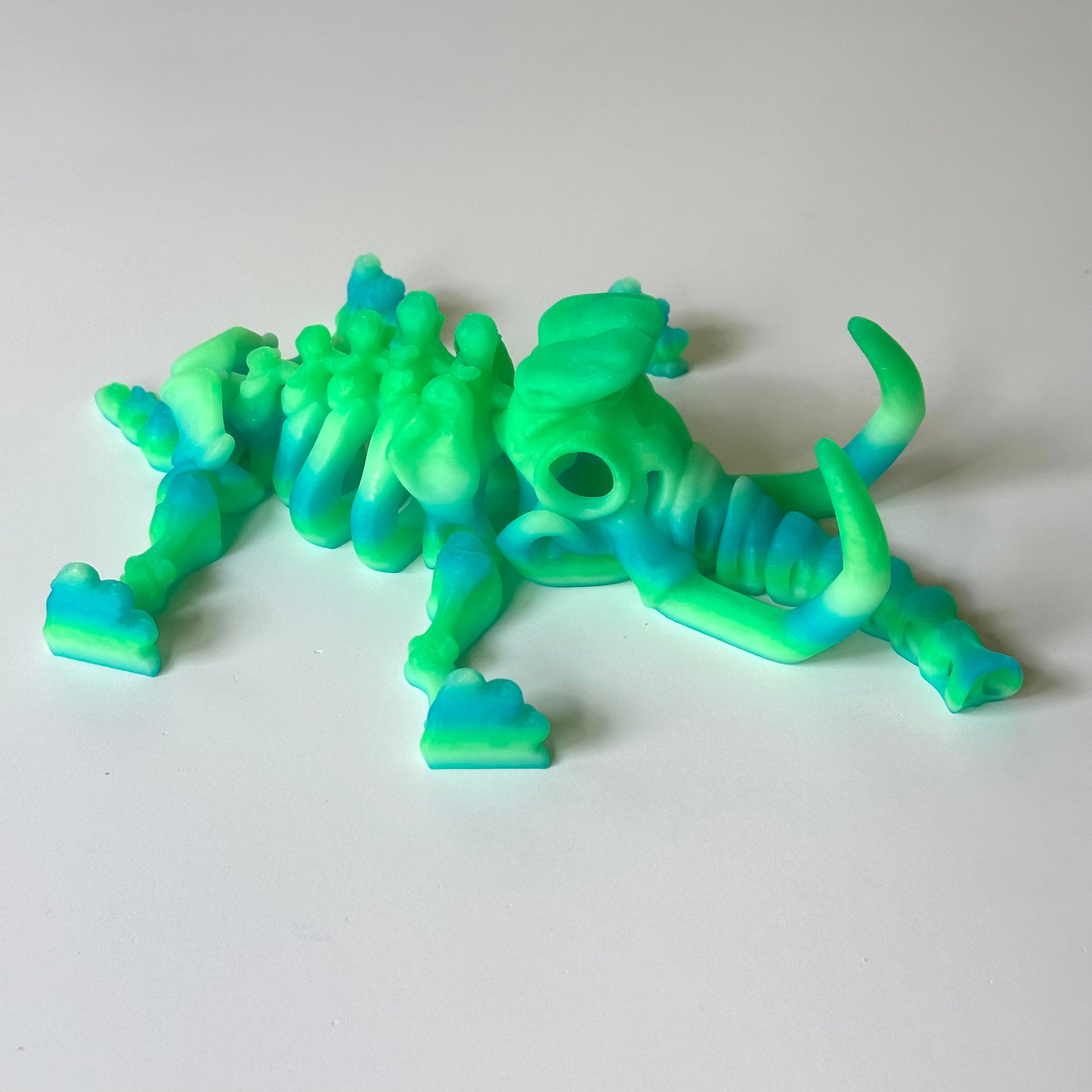 Flexi Mammoth - 3D Printed Articulating Figurine