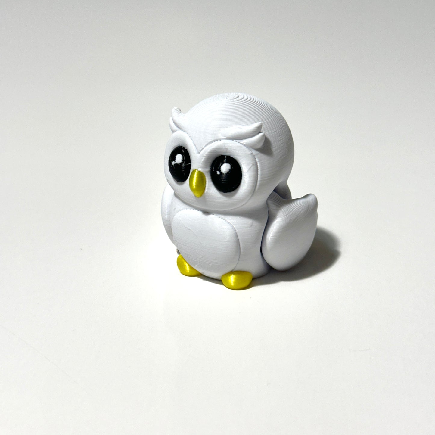 Baby Snow Owl - 3D Printed Articulated Figure