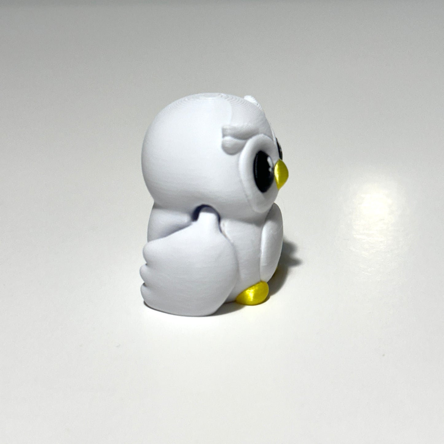 Baby Snow Owl - 3D Printed Articulated Figure