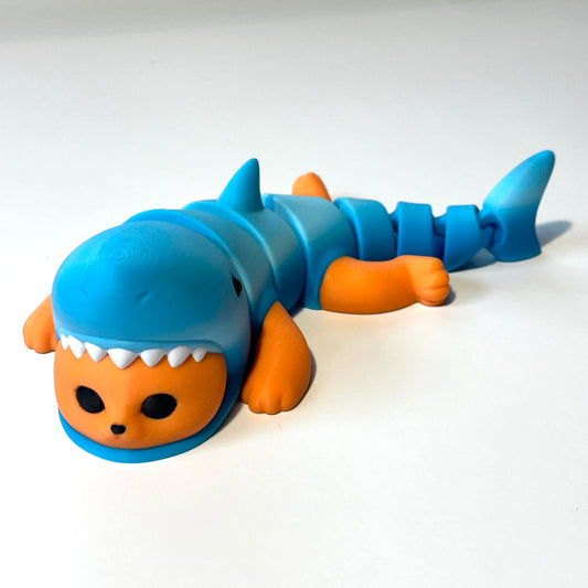 Flexi Cat Shark - 3D Printed Articulating Figure