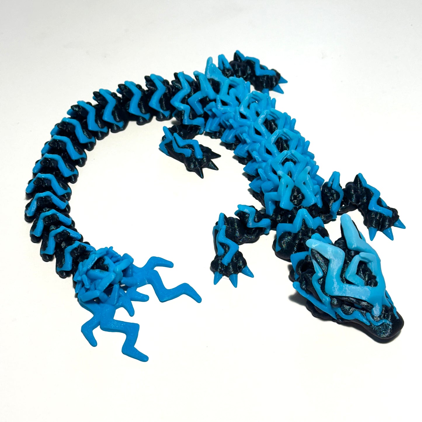 Large Storm Dragon - 3D Printed Articulating Figure