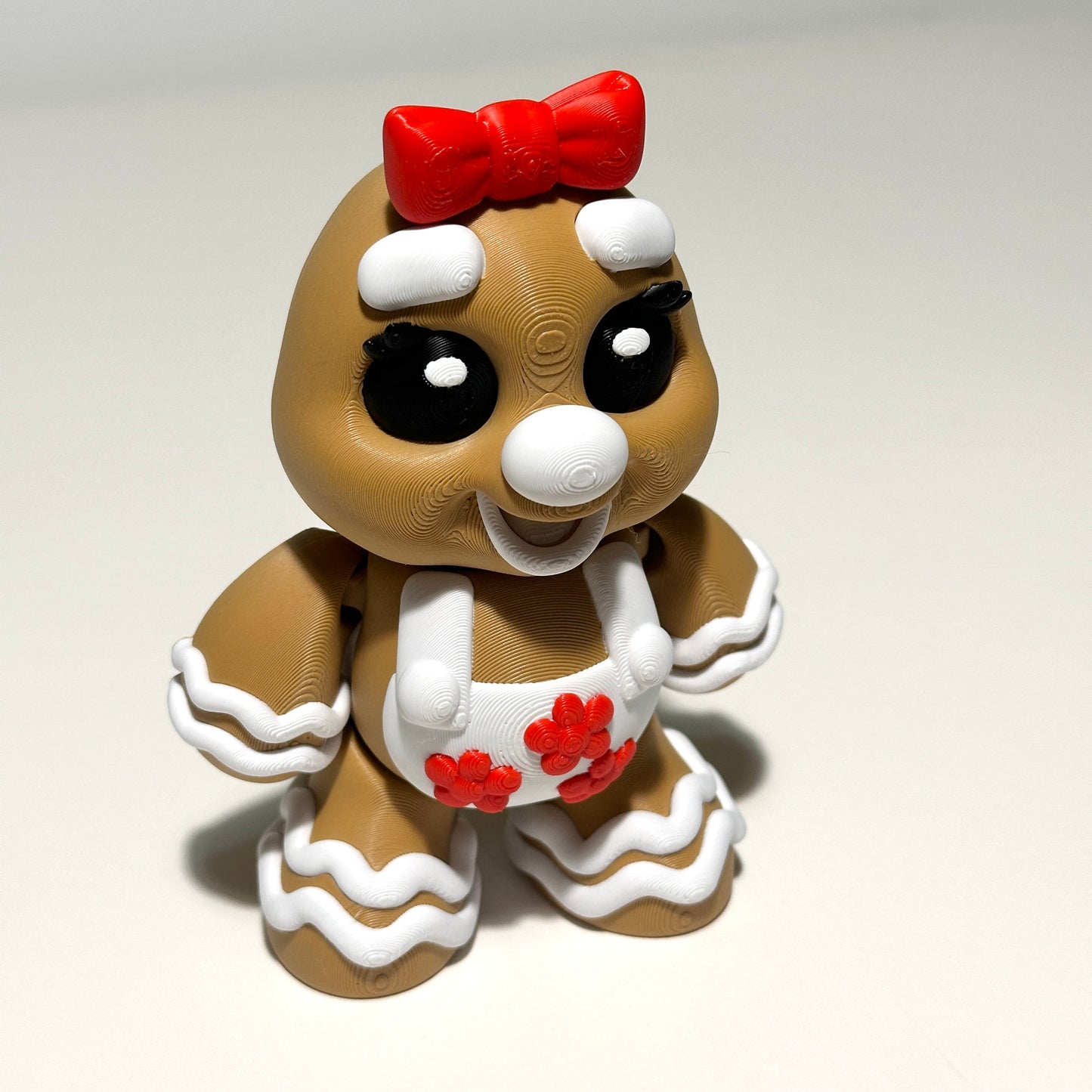 Mrs. Gingerbread - 3D Printed Articulating Figure