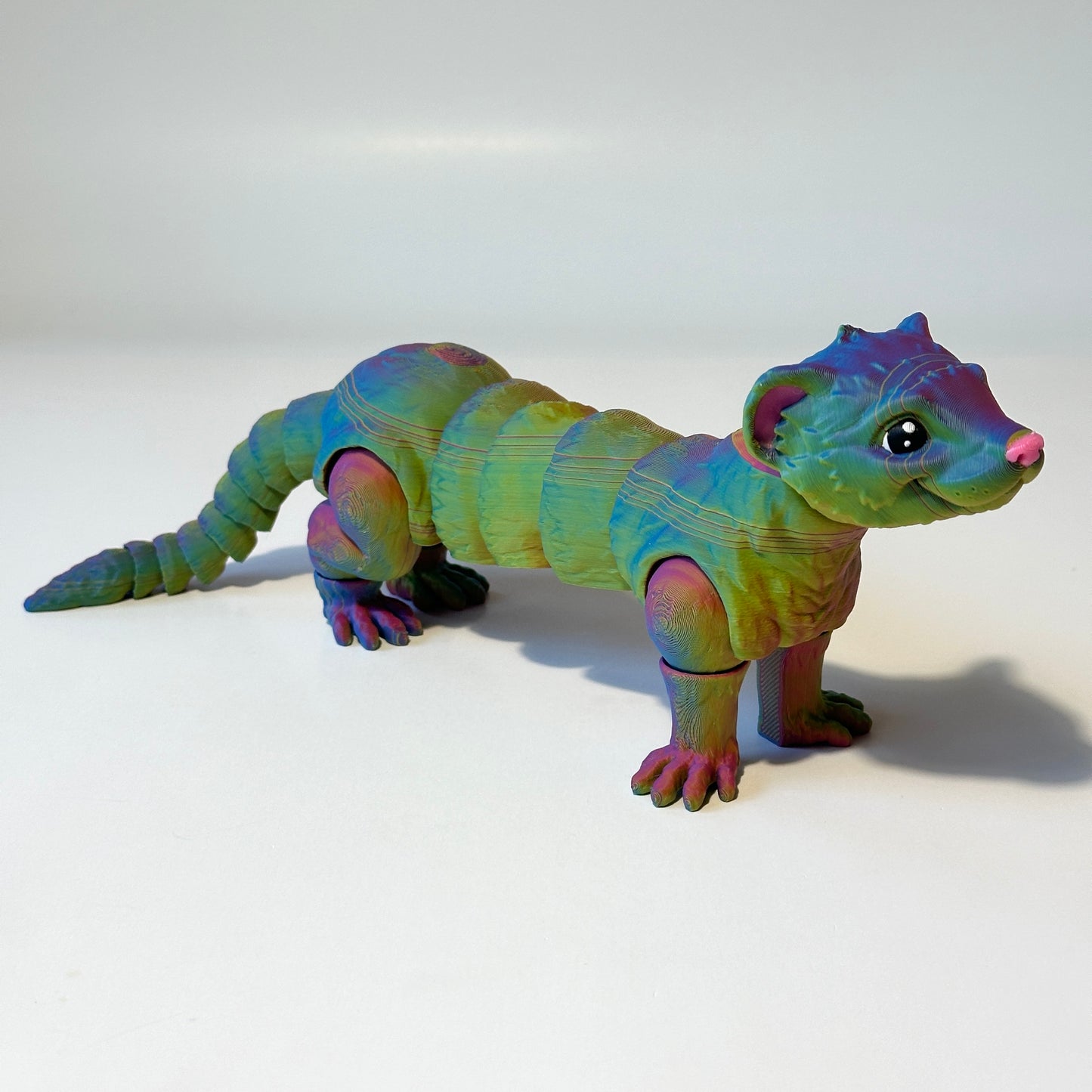 Large Ferret - 3D Printed Articulating Figure