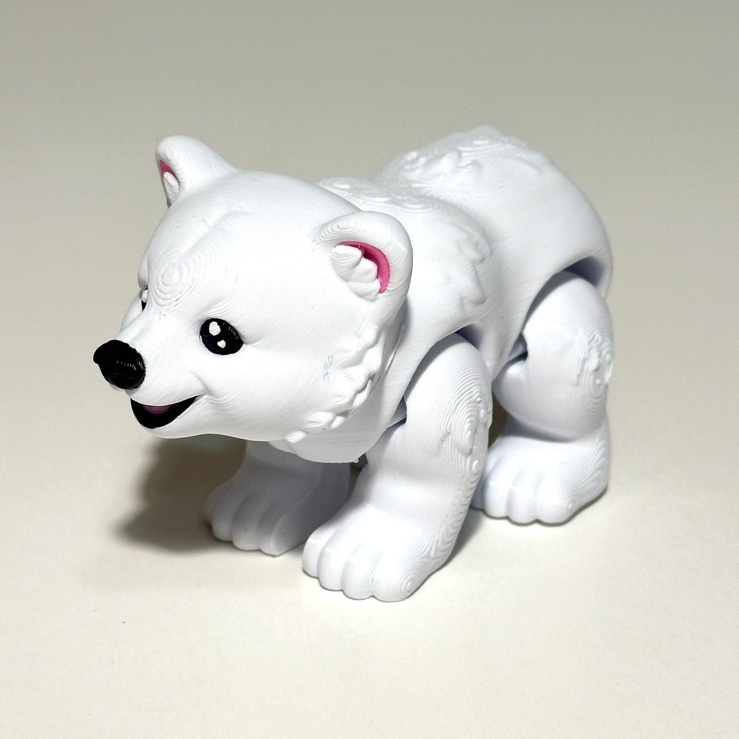 Small Polar Bear - 3D Printed Articulating FIgure